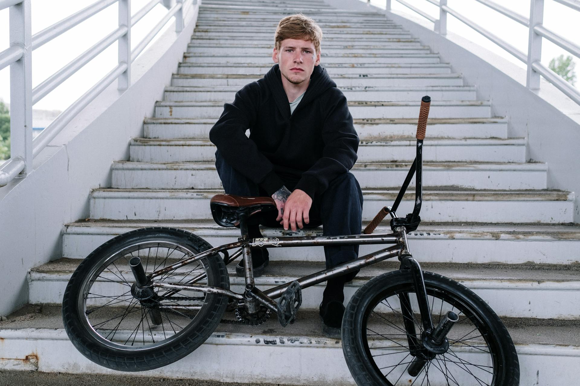 Photo by cottonbro studio: https://www.pexels.com/photo/man-in-black-jacket-sitting-on-black-wheel-chair-5465057/