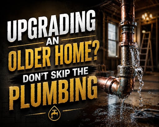 Upgrading an Older Home? Don’t Skip the Plumbing