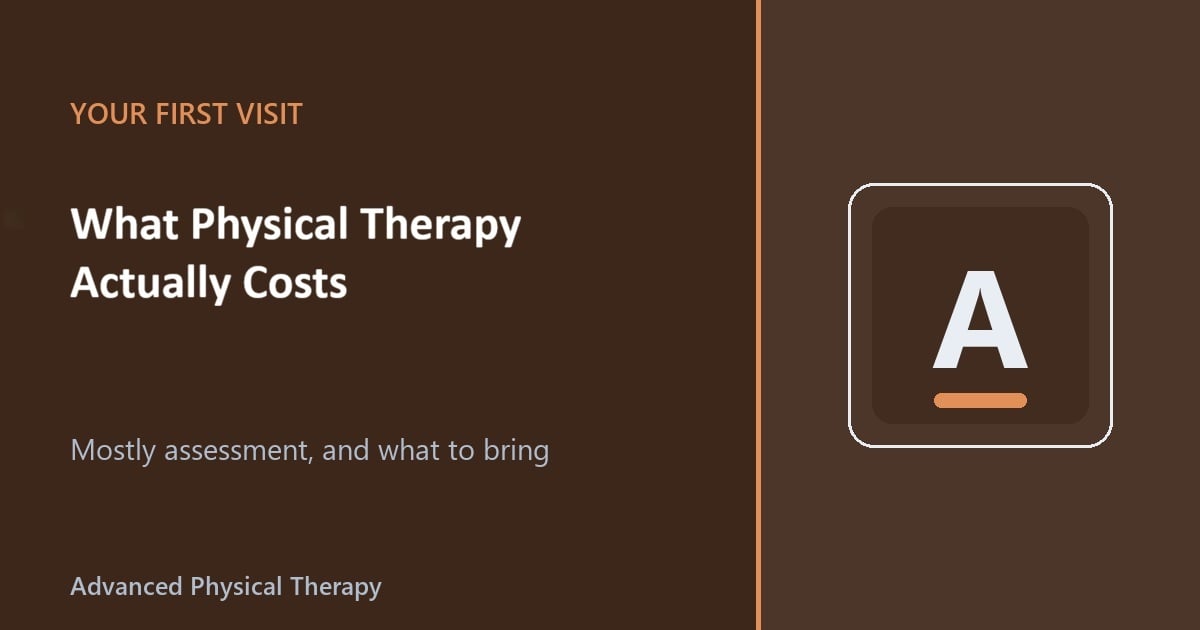Physical Therapy Costs, PT Insurance, Physical Therapy Billing